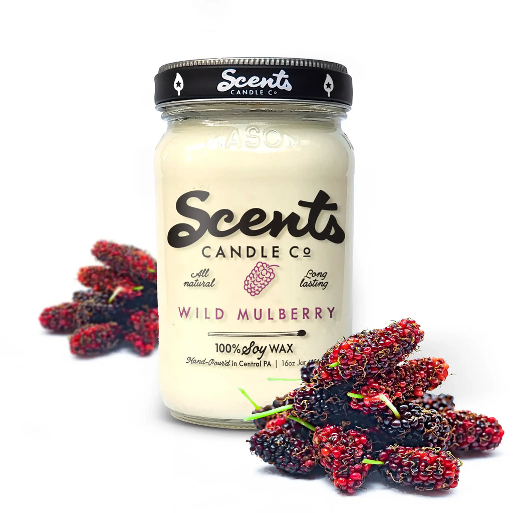 Scents Candle Co. Wild Mulberry Soy Wax Candles