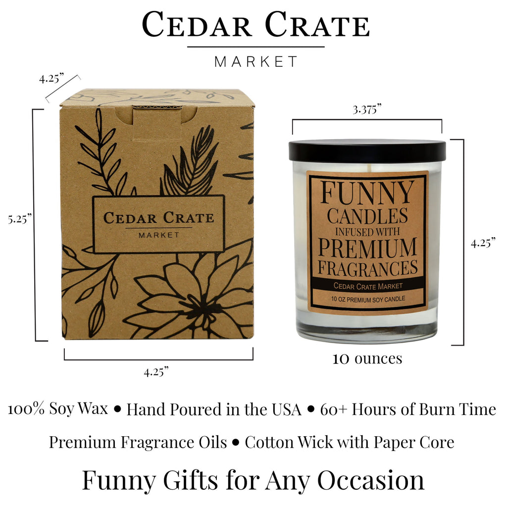 Holiday Candles - Balsam + Cedar Fraser Fir Real Tree Scent