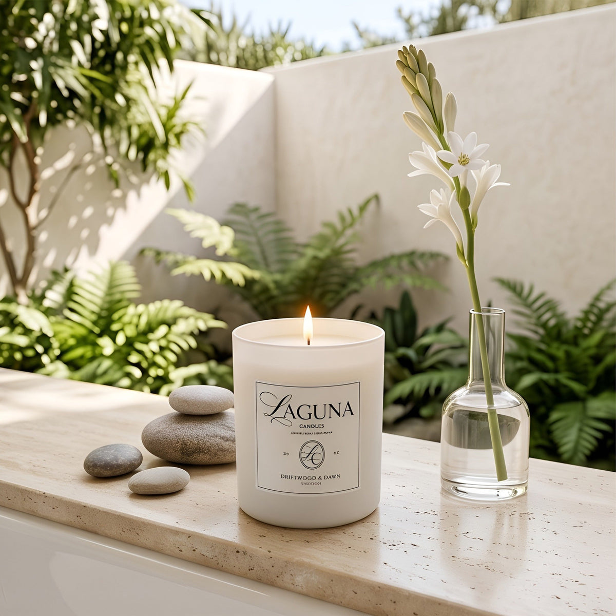 Luxury Candles Driftwood & Dawn Coastal Scent | 13oz (369g)