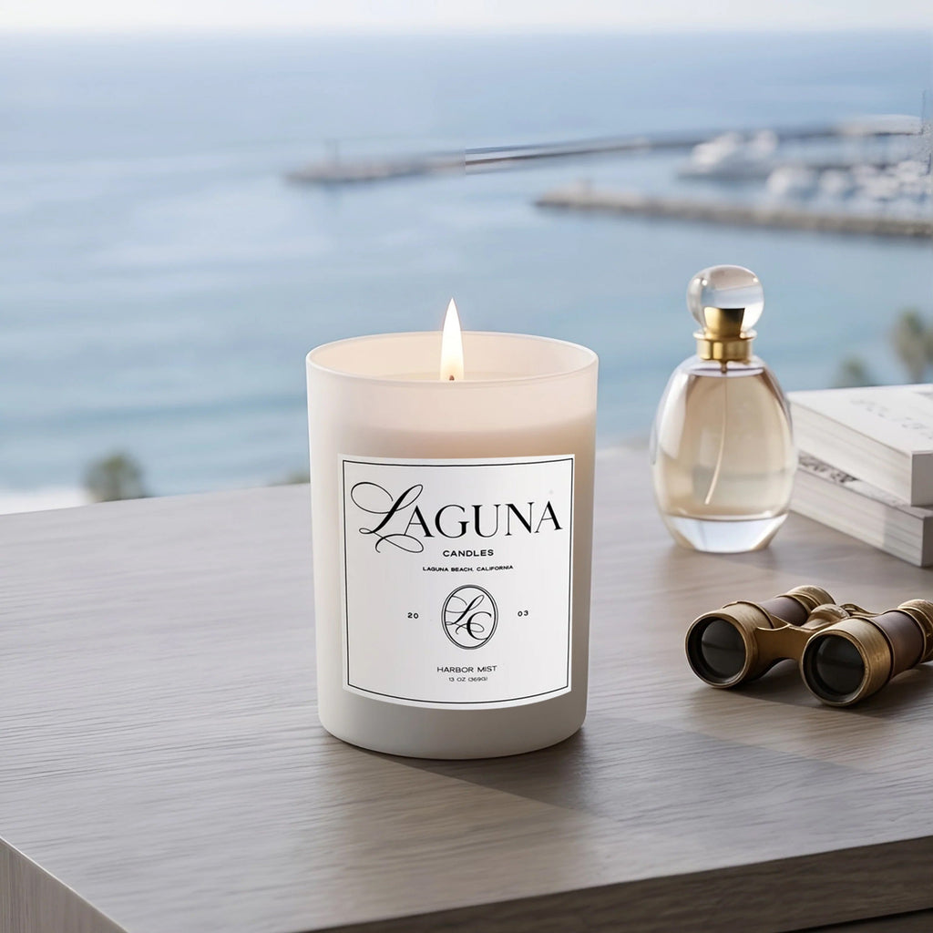 Laguna Candle Harbor Mist Luxury - Light Musk | 13oz ( 369g)