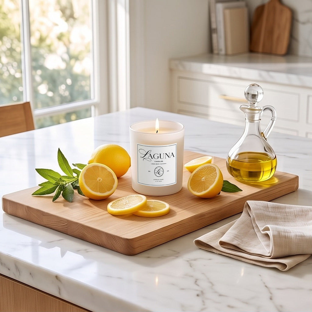 Luxury Candle Citrus Cove | Lemon Verbena 13oz (369g)