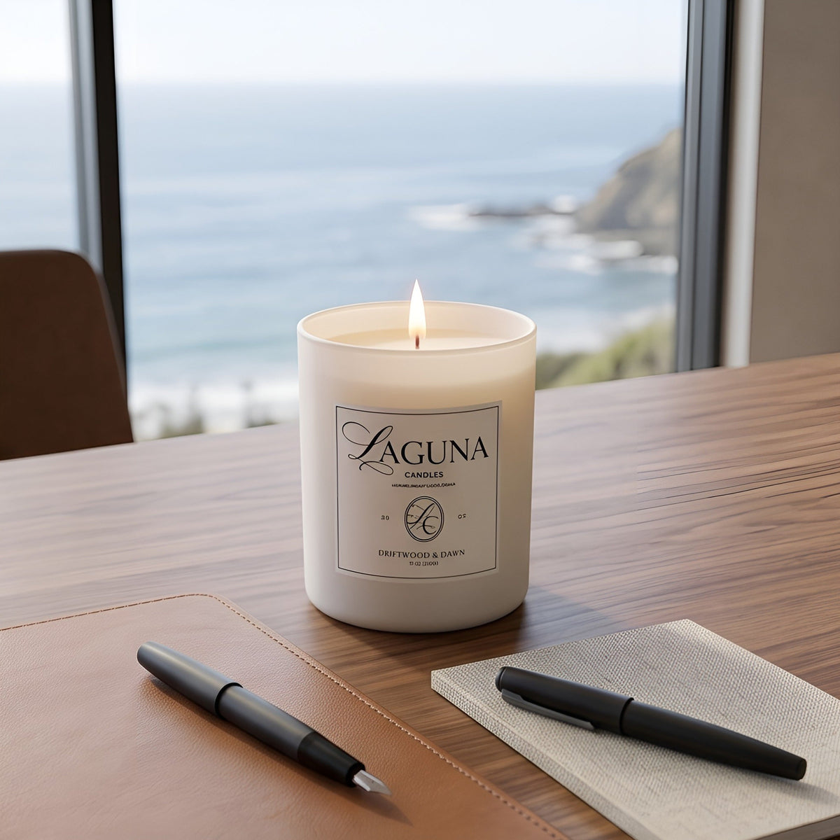 Luxury Candles Driftwood & Dawn Coastal Scent | 13oz (369g)
