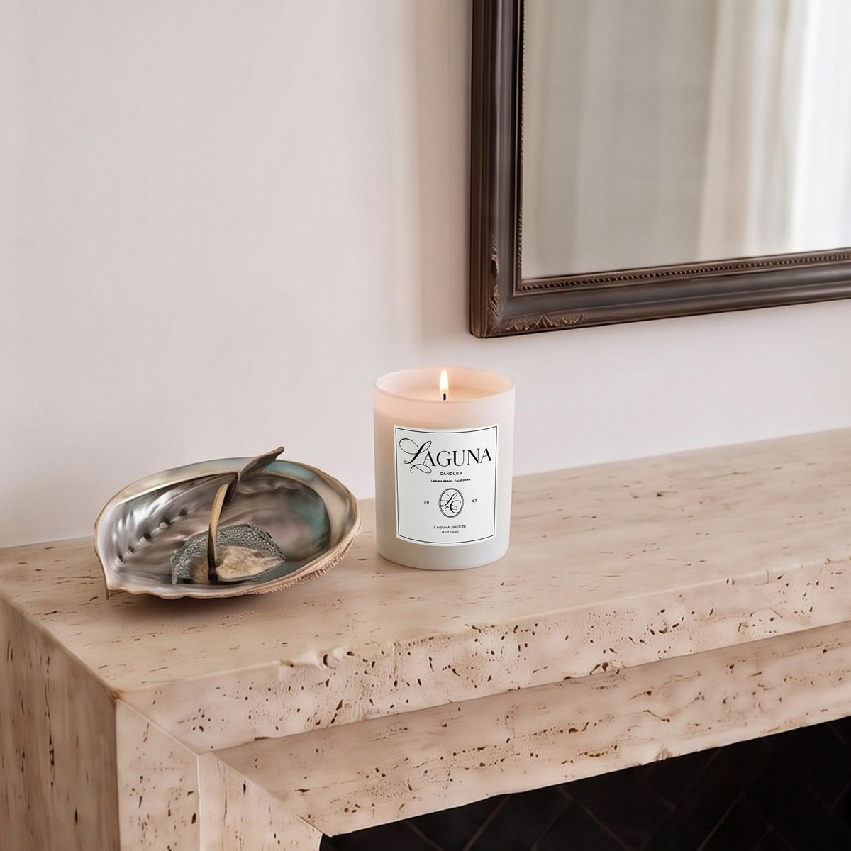 Luxury Candle Laguna Breeze - Sea Salt Scent | 13oz (369)