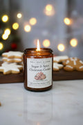 Sugar & Spice Beeswax Candle | Cozy Holiday Cookie Scent | Organic Essential Oil & Extract Infused
