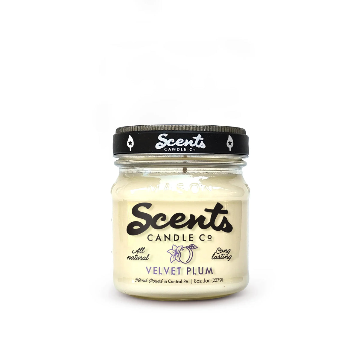 Velvet Plum Soy Wax Candles by Scents Candle Co.