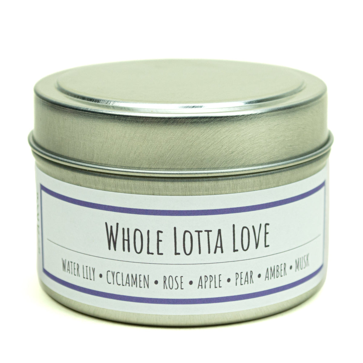 Whole Lotta Love 3 oz. soy candle in travel tin | Fruity, Floral
