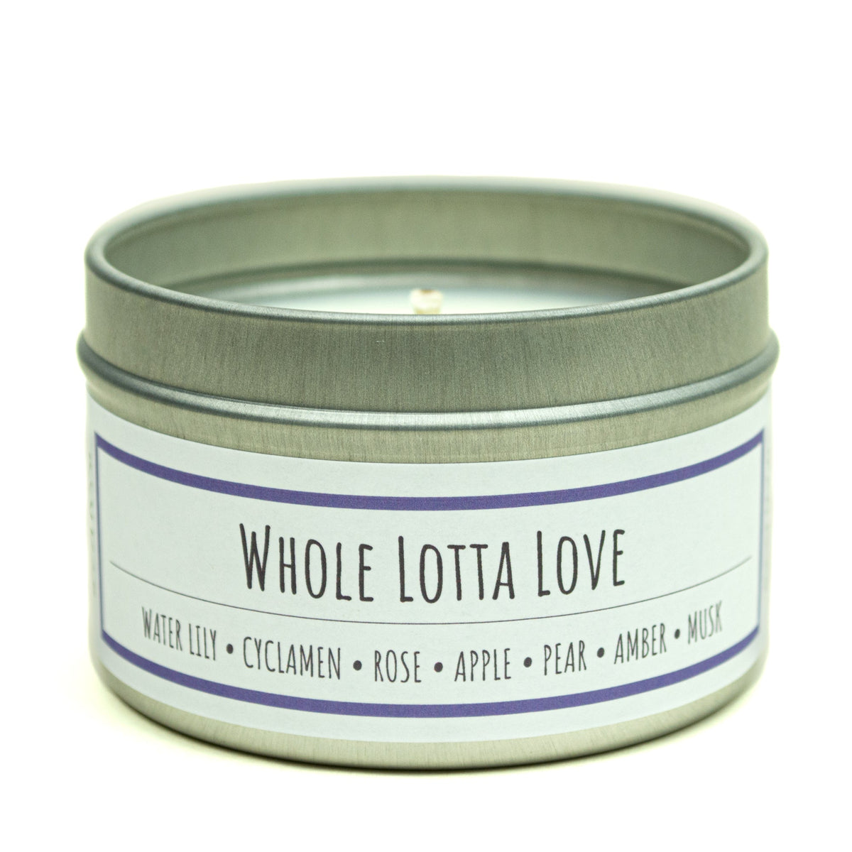 Whole Lotta Love 3 oz. soy candle in travel tin | Fruity, Floral