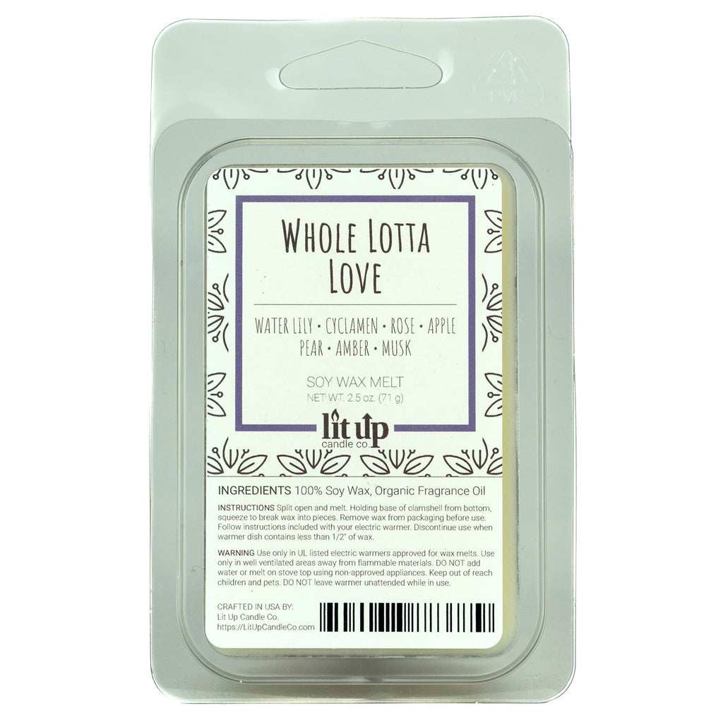 Whole Lotta Love 2.5 oz. soy wax melt | Fruity, Floral