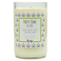 Party Time (4:20) 12 oz. soy candle in upcycled wine bottle | Cannabis, Jasmine, Cedar