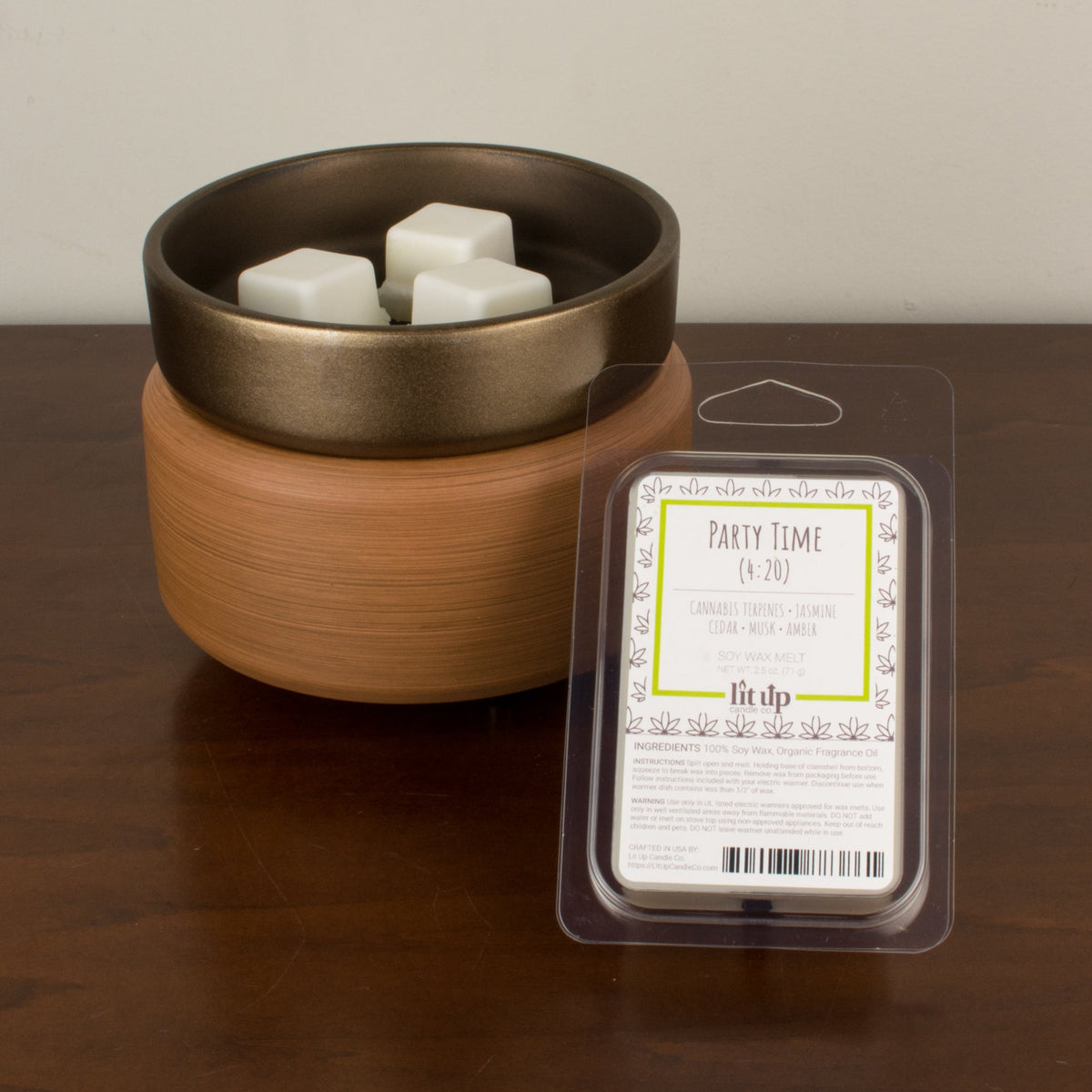 Party Time (4:20) 2.5 oz. soy wax melt | Cannabis, Jasmine, Cedar