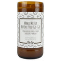Wake Me Up Before You Go-Go 8 oz. soy candle in upcycled beer bottle | Coffee, Chocolate, Vanilla