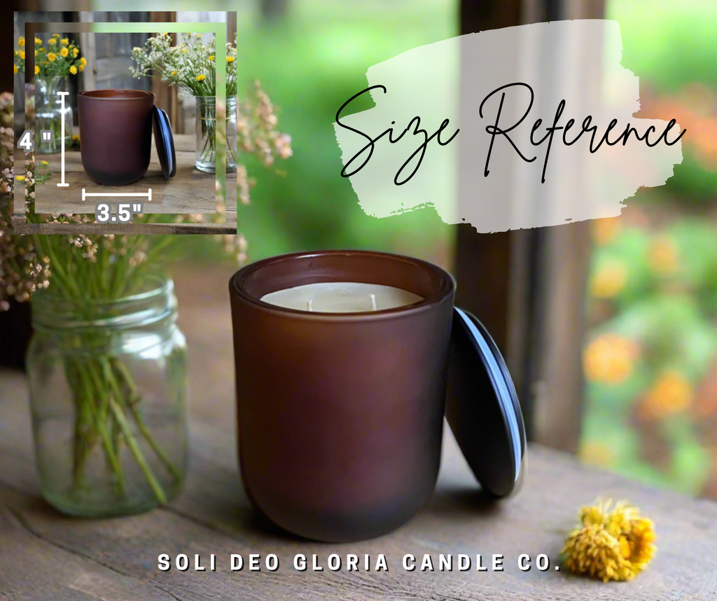 Mint & Meadow Beeswax Candle | Organic Essential Oil Infused