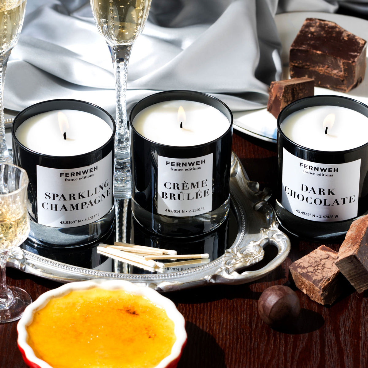 France: Celebrate French Cuisine Candle Gift Set