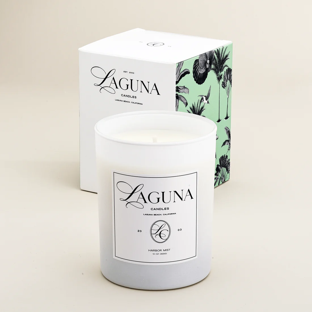 Laguna Candle Harbor Mist Luxury - Light Musk | 13oz ( 369g)