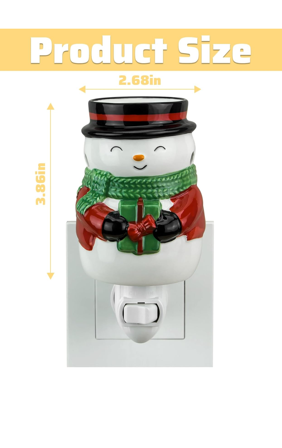 Snowman Warmer & Peppermint Latte Wax Melts | Limited Bundle