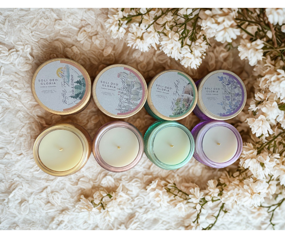 Better Together Collection - Single Scented Beeswax Candles ~ Back in January