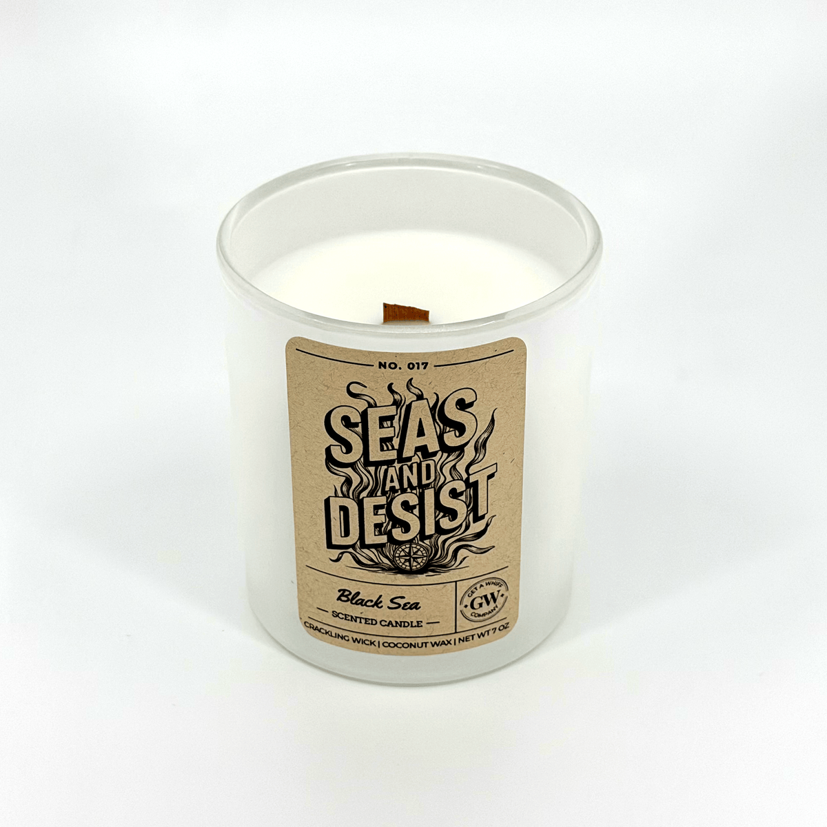 Black Sea Scented Candle (Seas and Desist)