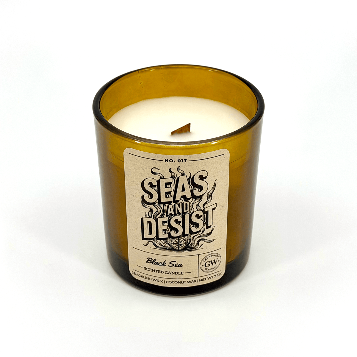 Black Sea Scented Candle (Seas and Desist)