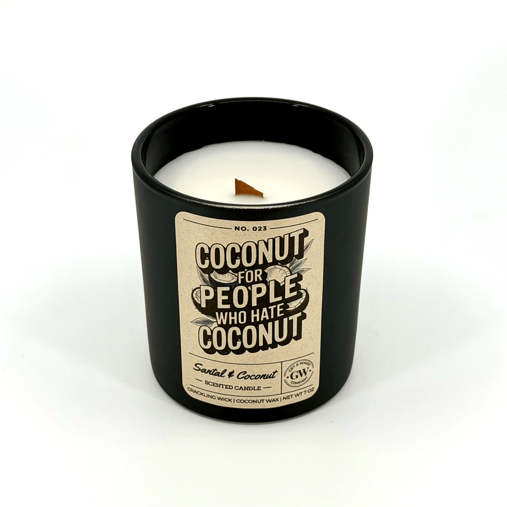 Santal & Coconut Scented Candle (Coconut for People Who Hate Coconut)