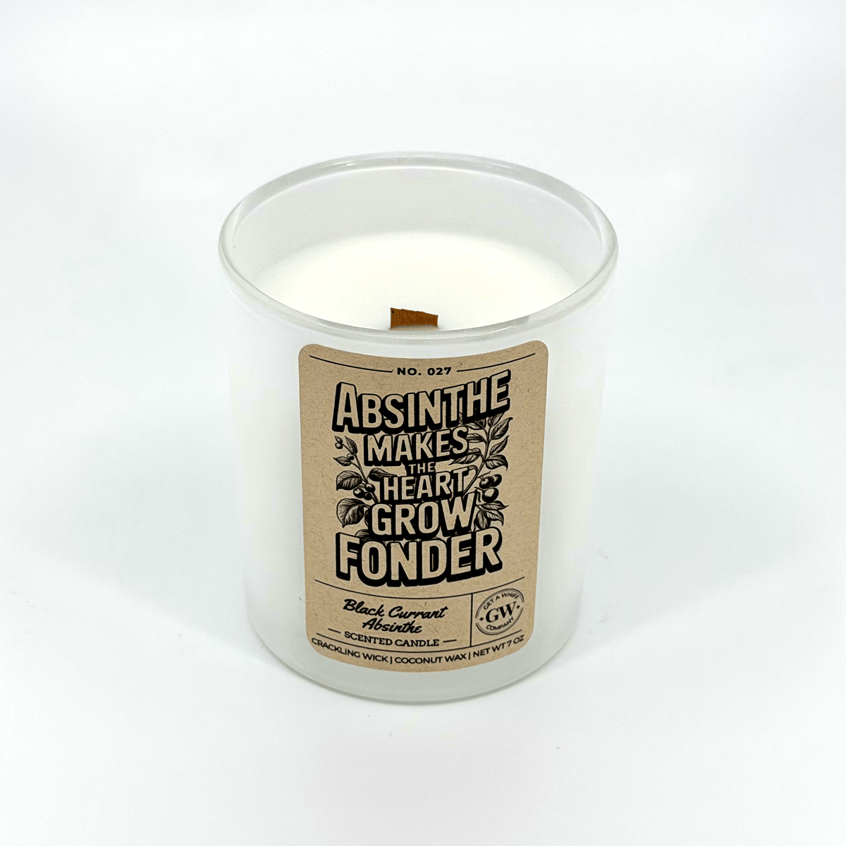 Black Currant & Absinthe Scented Candle (Absinthe Makes the Heart Grow Fonder)
