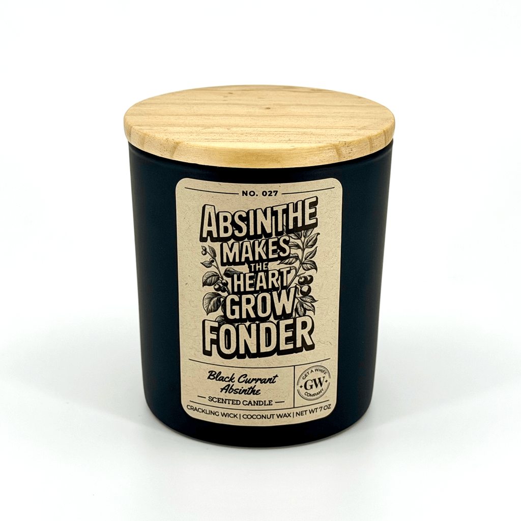 Black Currant & Absinthe Scented Candle (Absinthe Makes the Heart Grow Fonder)