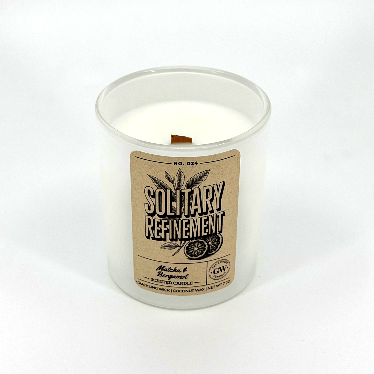 Matcha & Bergamot Scented Candle (Solitary Refinement)