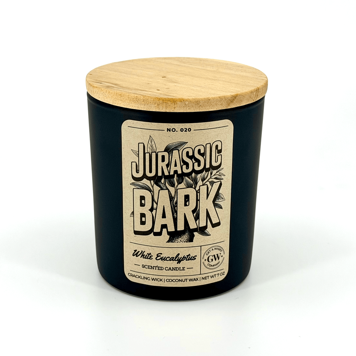 White Eucalyptus Scented Candle (Jurassic Bark)