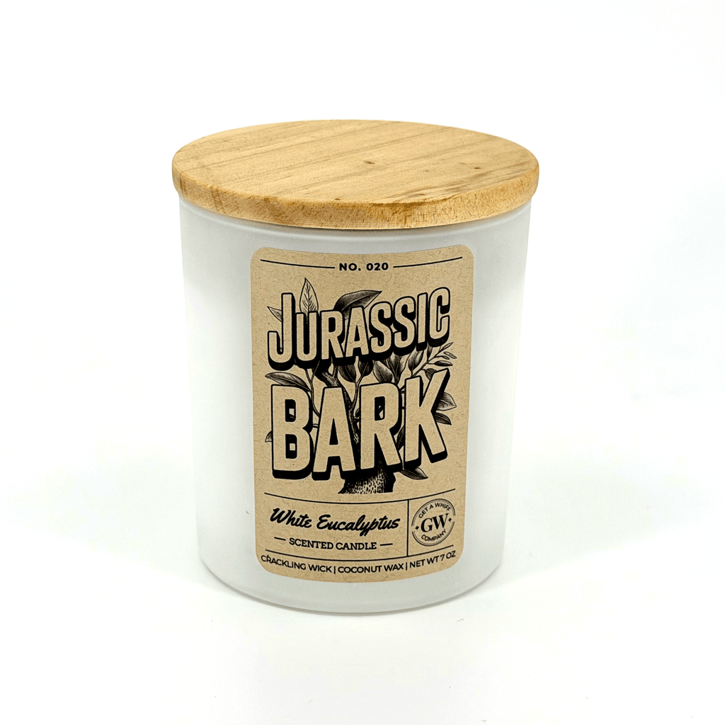 White Eucalyptus Scented Candle (Jurassic Bark)