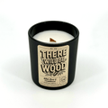 White Orris & Sandalwood Scented Candle (There Will Be Wood)