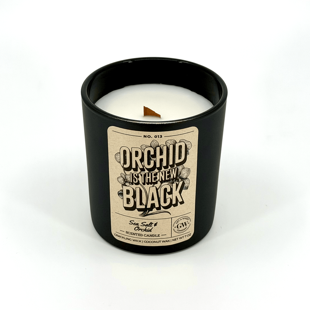 Sea Salt & Orchid Scented Candle (Orchid Is the New Black)