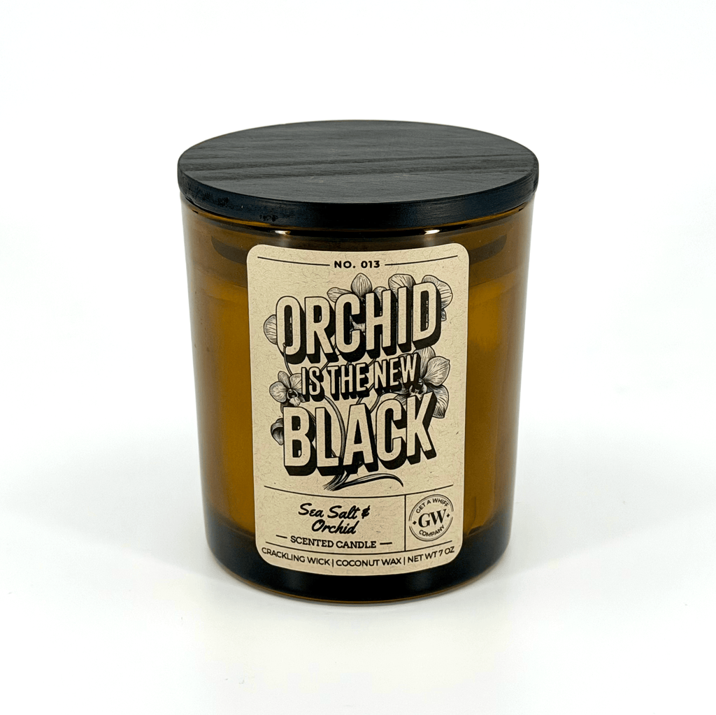 Sea Salt & Orchid Scented Candle (Orchid Is the New Black)