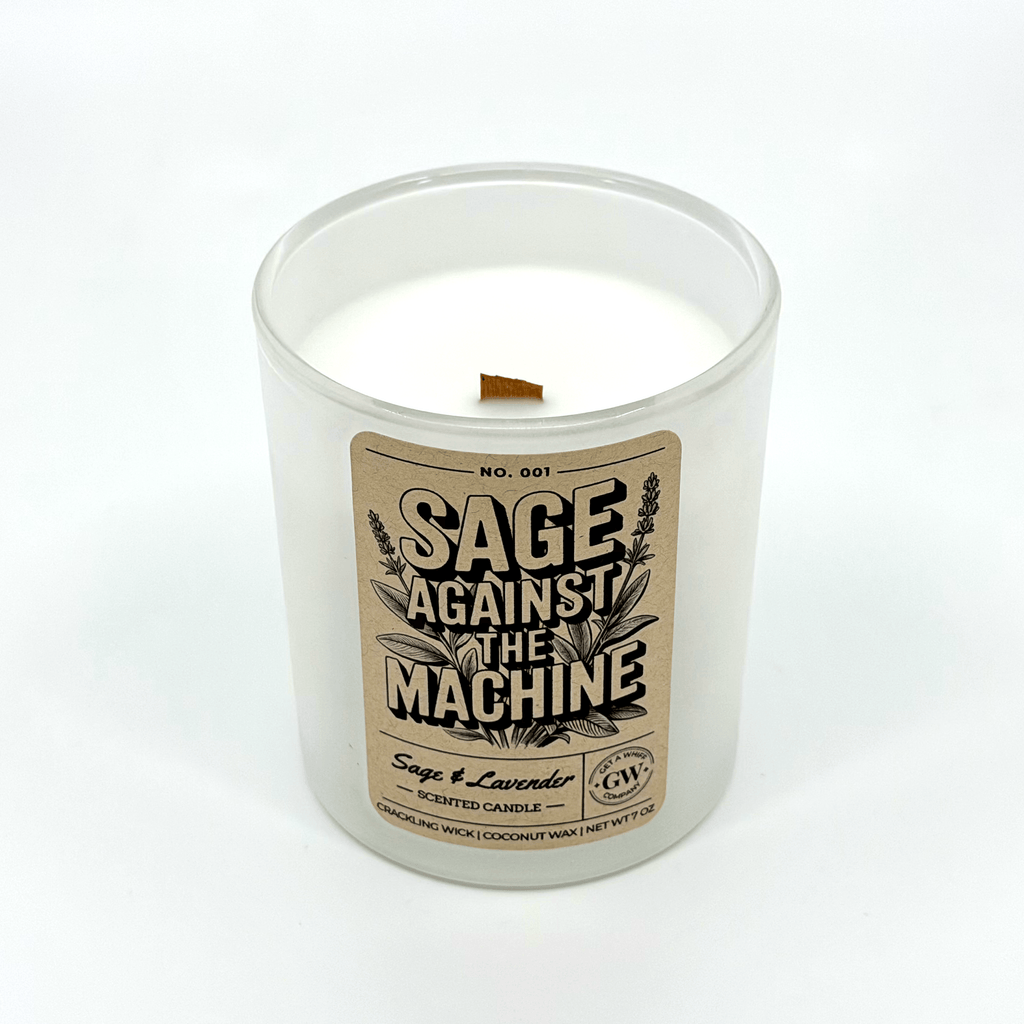 Sage & Lavender Scented Candle (Sage Against the Machine)