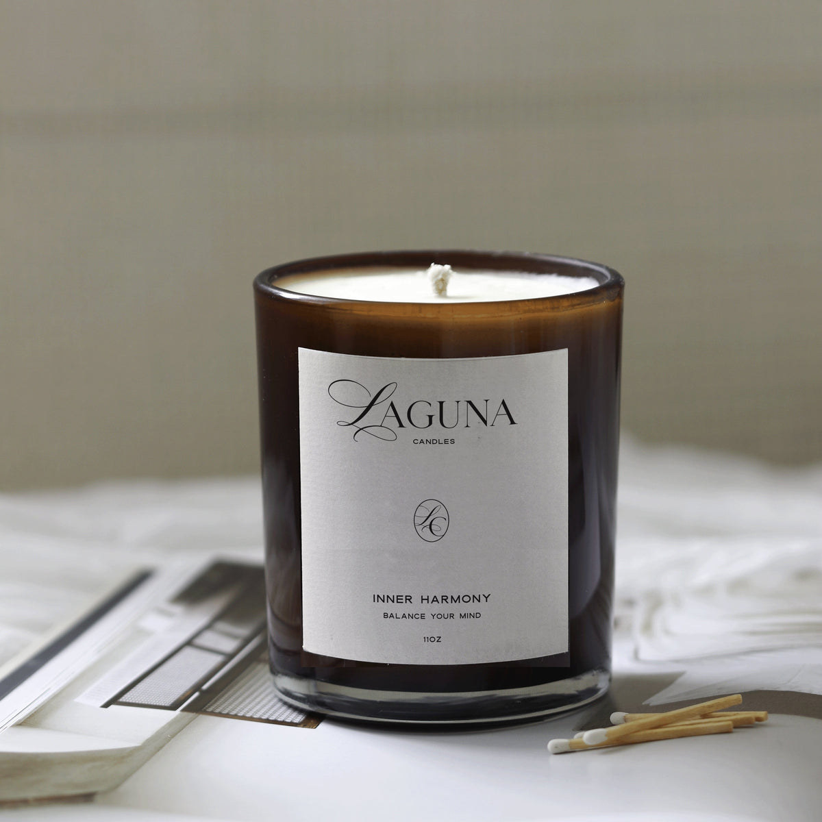 Laguna Candle Inner Harmony - Palo Santo Scent | 4oz, 11oz