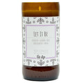 Let It Be 8 oz. soy candle in upcycled beer bottle | Lavender, Florals, Musk