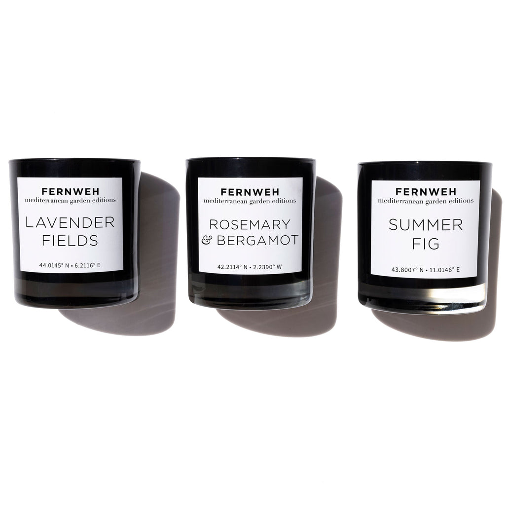 Rosemary & Bergamot Scented Soy Candle