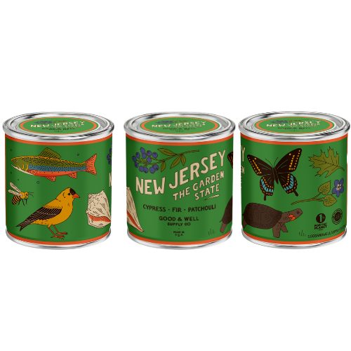 New Jersey State Candle