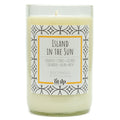 Island in the Sun 12 oz. soy candle in upcycled wine bottle | Pineapple, Coconut, Citrus