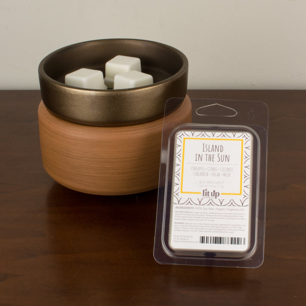 Island in the Sun 2.5 oz. soy wax melt | Pineapple, Coconut, Citrus