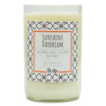 Sunshine Daydream 12 oz. soy candle in upcycled wine bottle | Sweet Orange, Chili Pepper