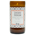 Sunshine Daydream 8 oz. soy candle in upcycled beer bottle | Sweet Orange, Chili Pepper
