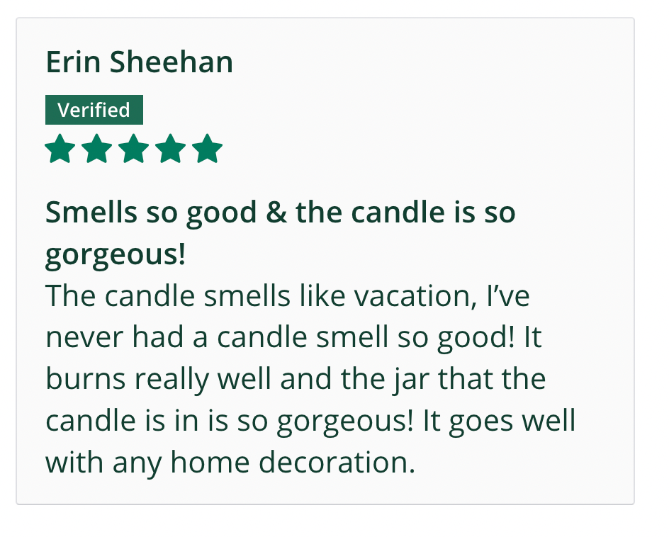 Island Botanical Scented Soy Candle