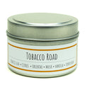 Tobacco Road 3 oz. soy candle in travel tin | Tobacco, Caramel
