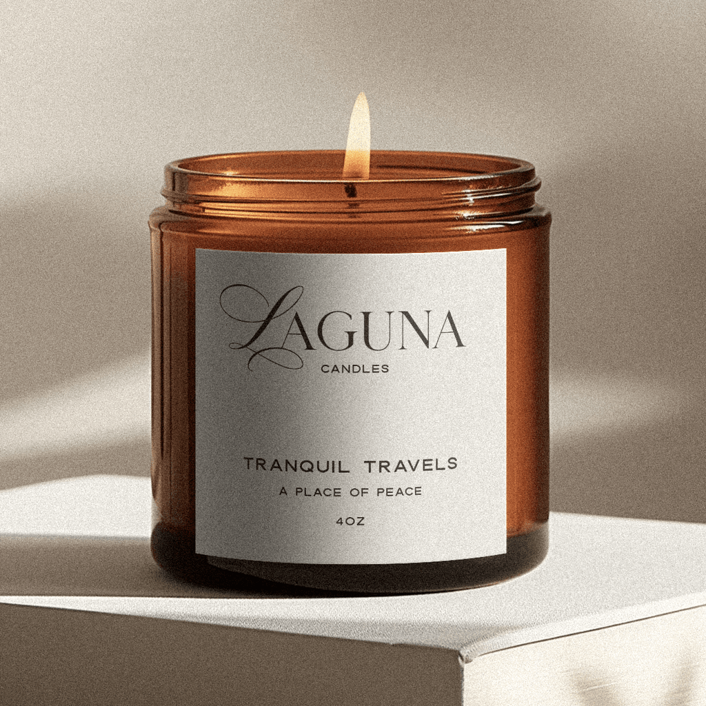 Luxury Candle Tranquil Travels - Sapphire Orchid | 4oz, 11oz