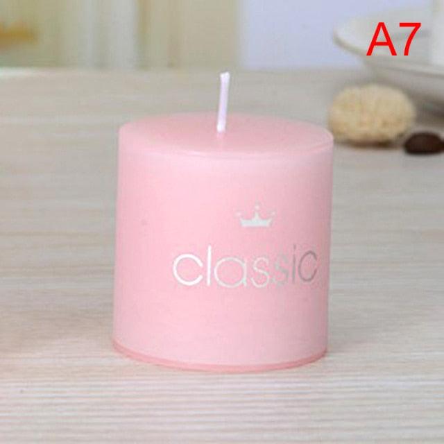Scented Candle Candles For Home Scented 100 Hour Long Lasting Aromatherapy Candle Highly Scented & Soy Jar Candle Gift Lavender Classic Cylindrical Birthday Romantic Small Candle Wedding Western Food Candlestick Column Wax